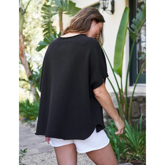 Frank & Eileen Olive Original Caplet Pullover Black One Size - Picture 2 of 9